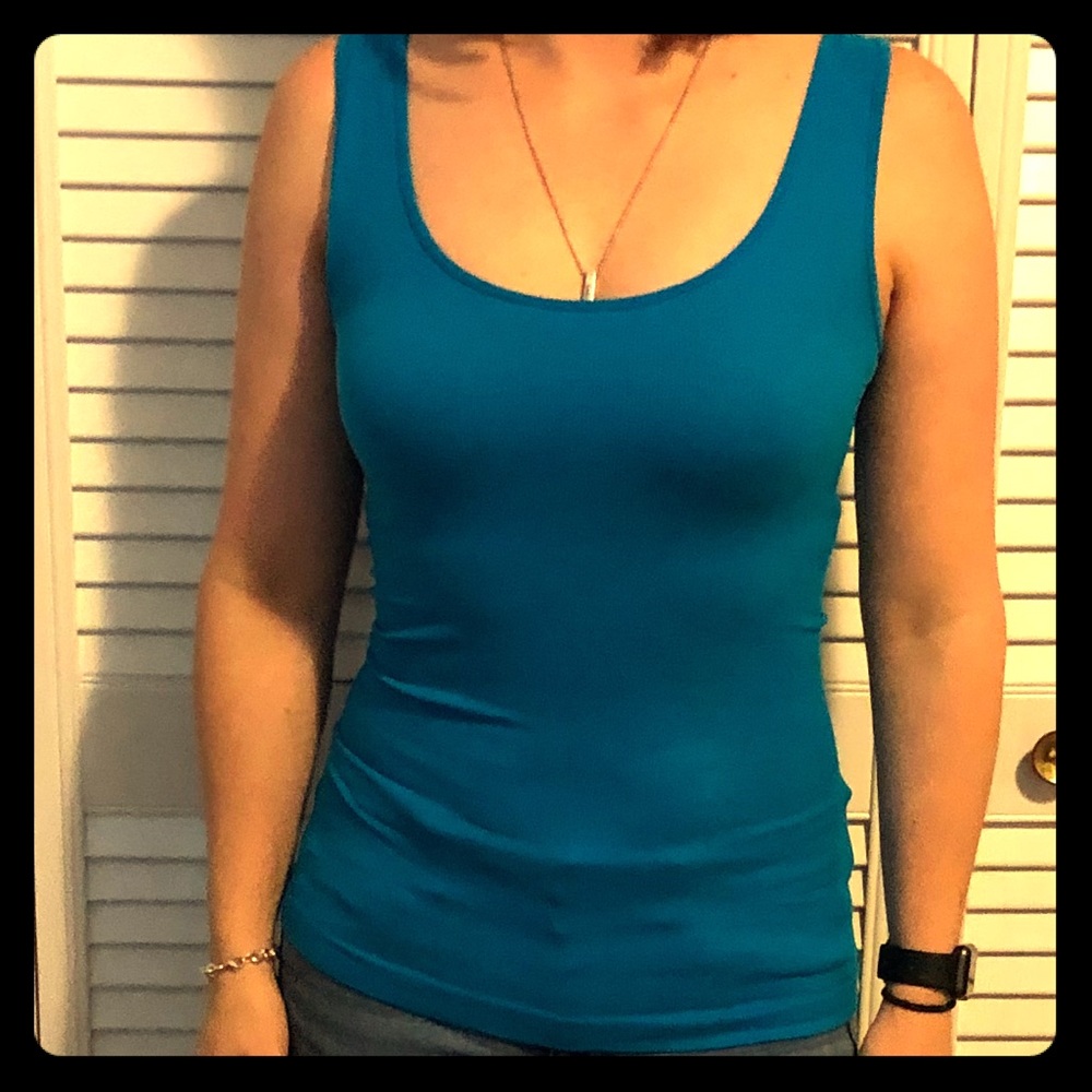 Blue tank top